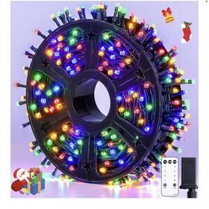 Multicolor LED Christmas String Lights with Remote Control